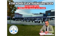 ATSO KENDİ ELEKTRİĞİNİ ÜRETECEK